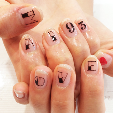 XɃIXX̃lC /tattoo nail